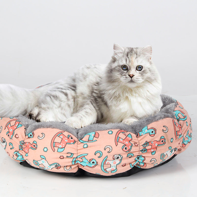 Calming Donut Bed For Puppy And Kitten