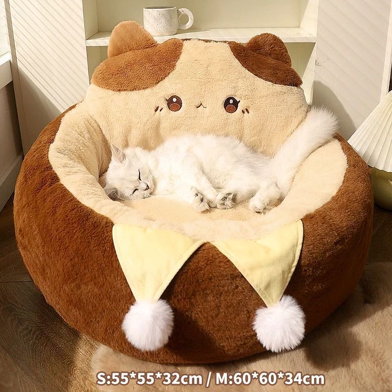 Round Cat Bed Mattress