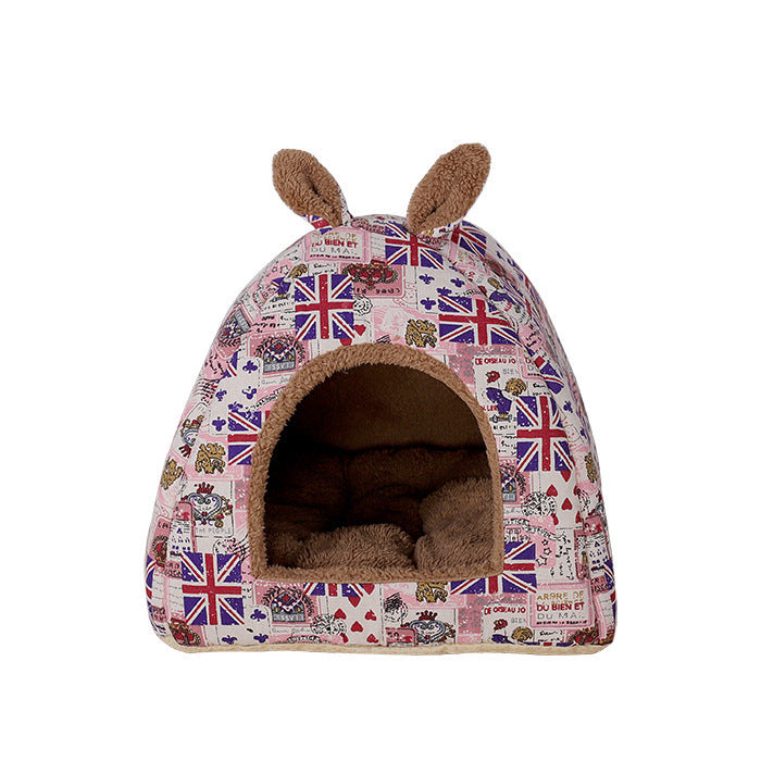 Pet Kennel House Winter Warm Yurt