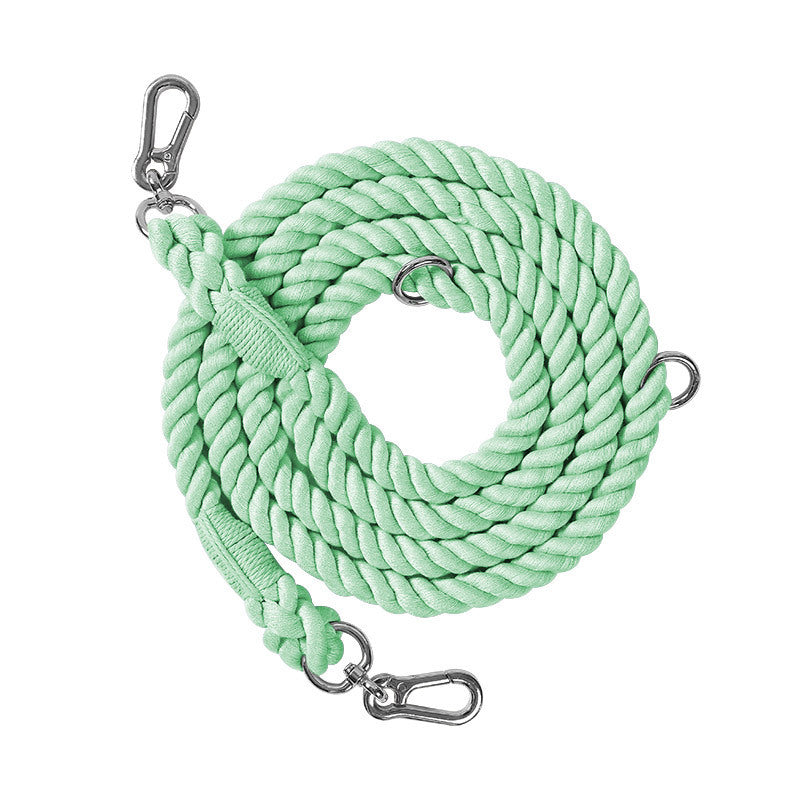 Multifunctional Braided Double-ended Dog Leash