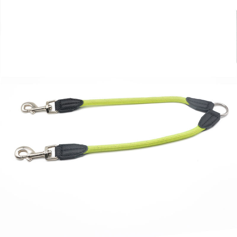 Double-Headed Nylon Dog Leash Reflective