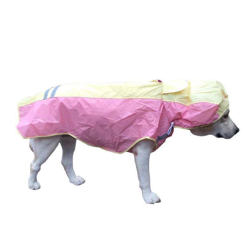 Dog Raincoat With Reflective Strips