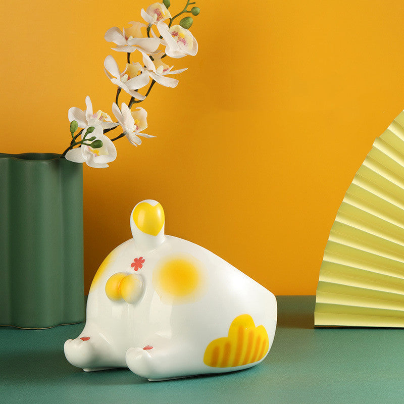 Ceramic Pet Bowl Feeding Holder