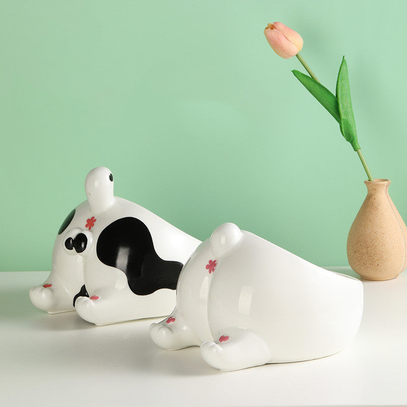 Ceramic Pet Bowl Feeding Holder