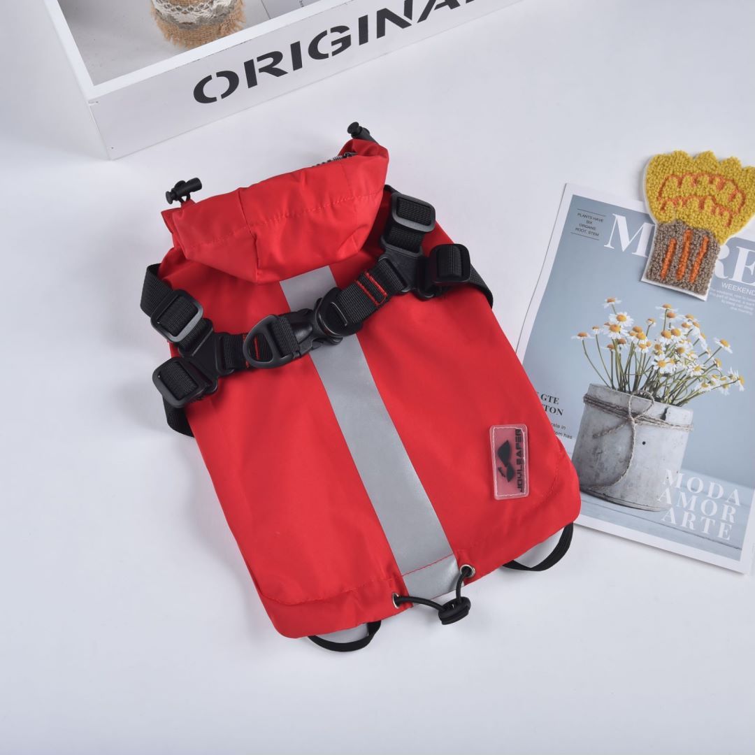 Raincoat Windbreaker Pet Chest