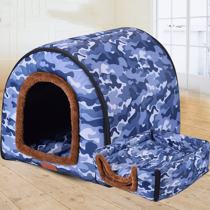 Pet Kennel Cylinder Portable Dog House