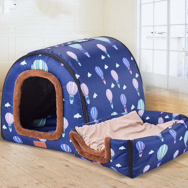 Pet Kennel Cylinder Portable Dog House
