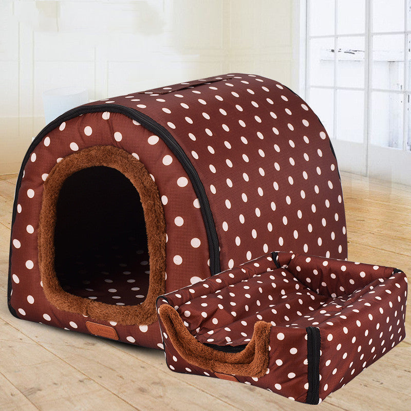 Pet Kennel Cylinder Portable Dog House