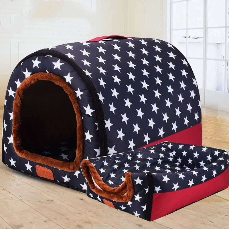 Pet Kennel Cylinder Portable Dog House