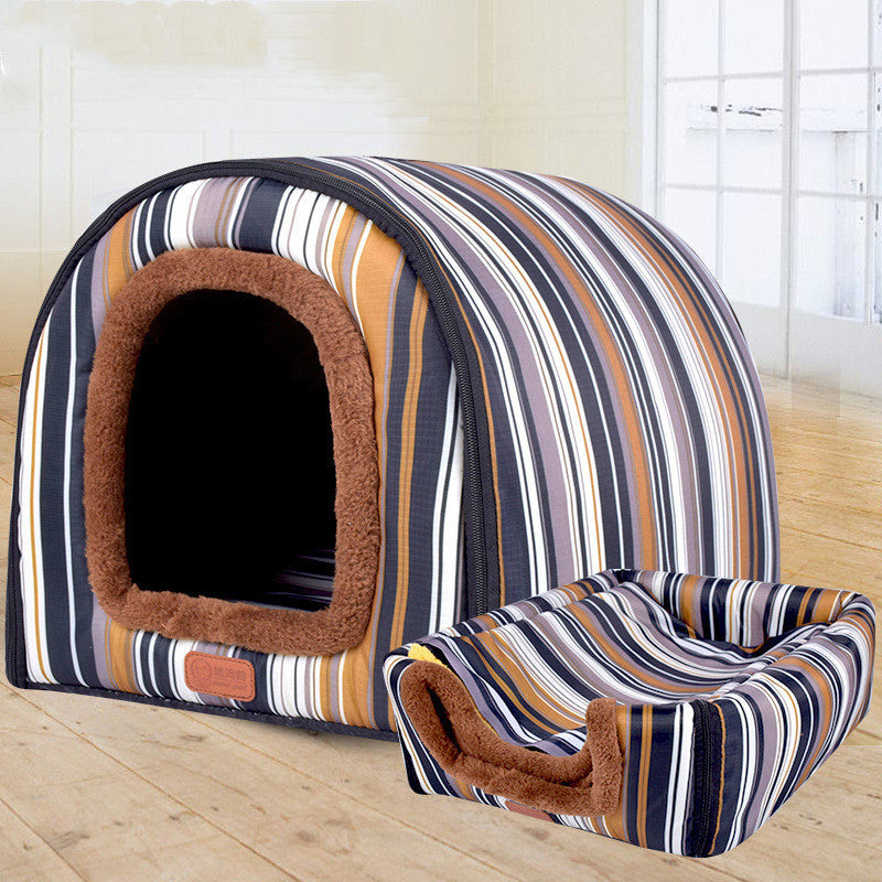 Pet Kennel Cylinder Portable Dog House