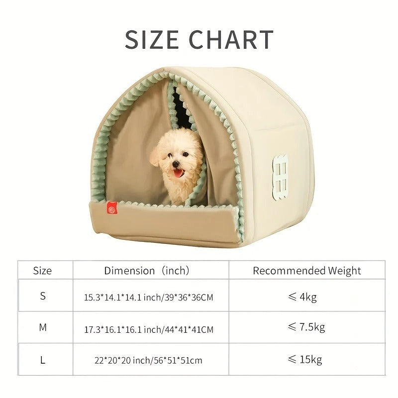 Kennel Winter Warm Small Dog House