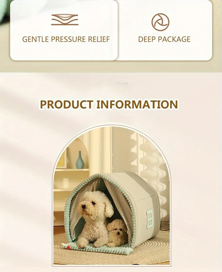 Kennel Winter Warm Small Dog House