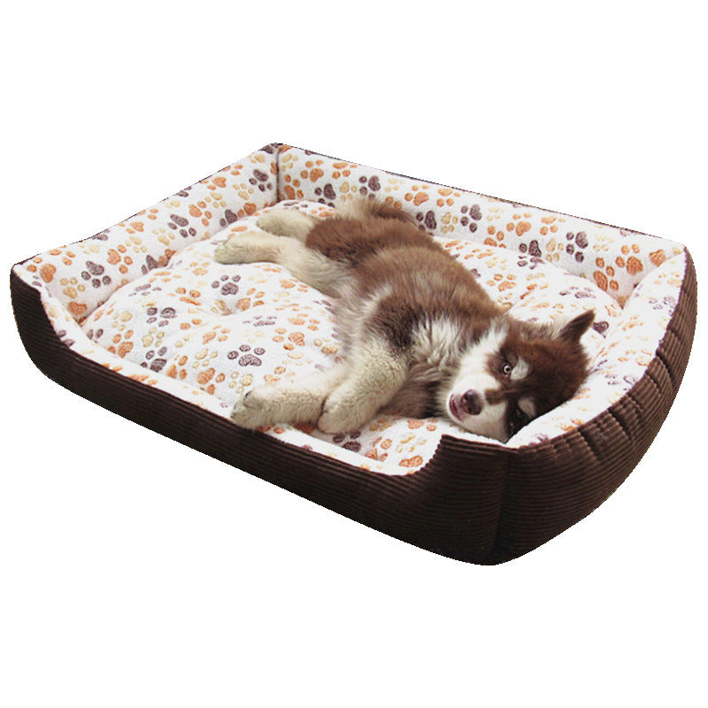 Pet Soft Plush Warm Sofa Kennel