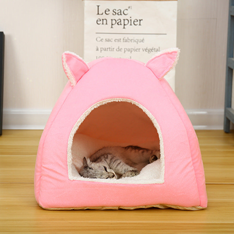Pet Kennel House Winter Warm Yurt