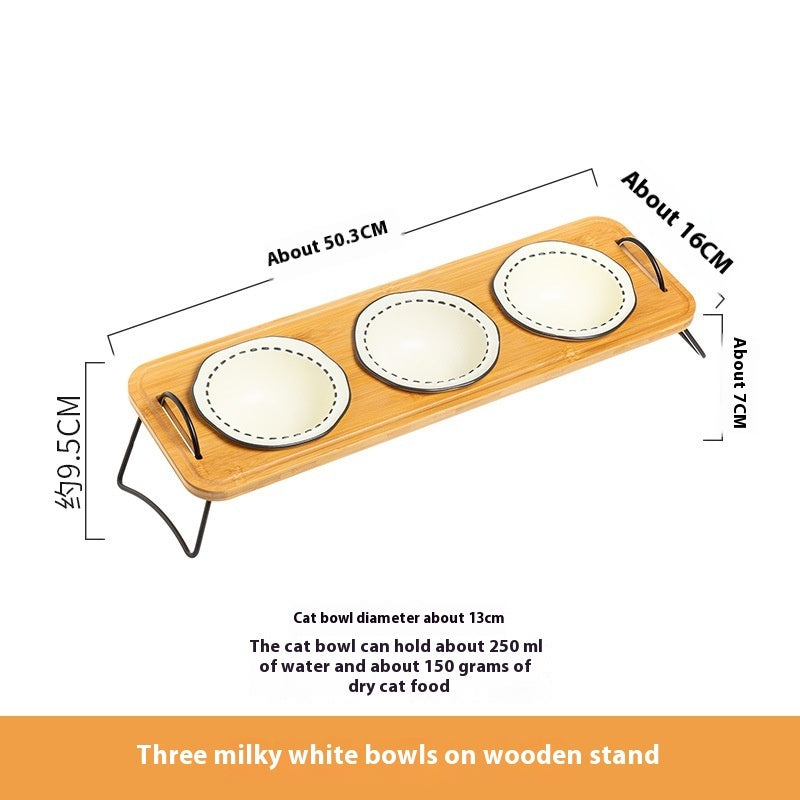 Pet Wooden Rack Ceramic