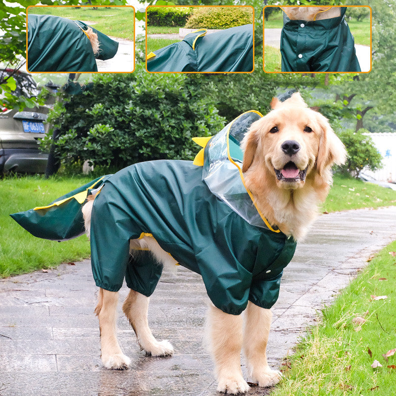 Raincoat Four-legged Pet Transformation Suit