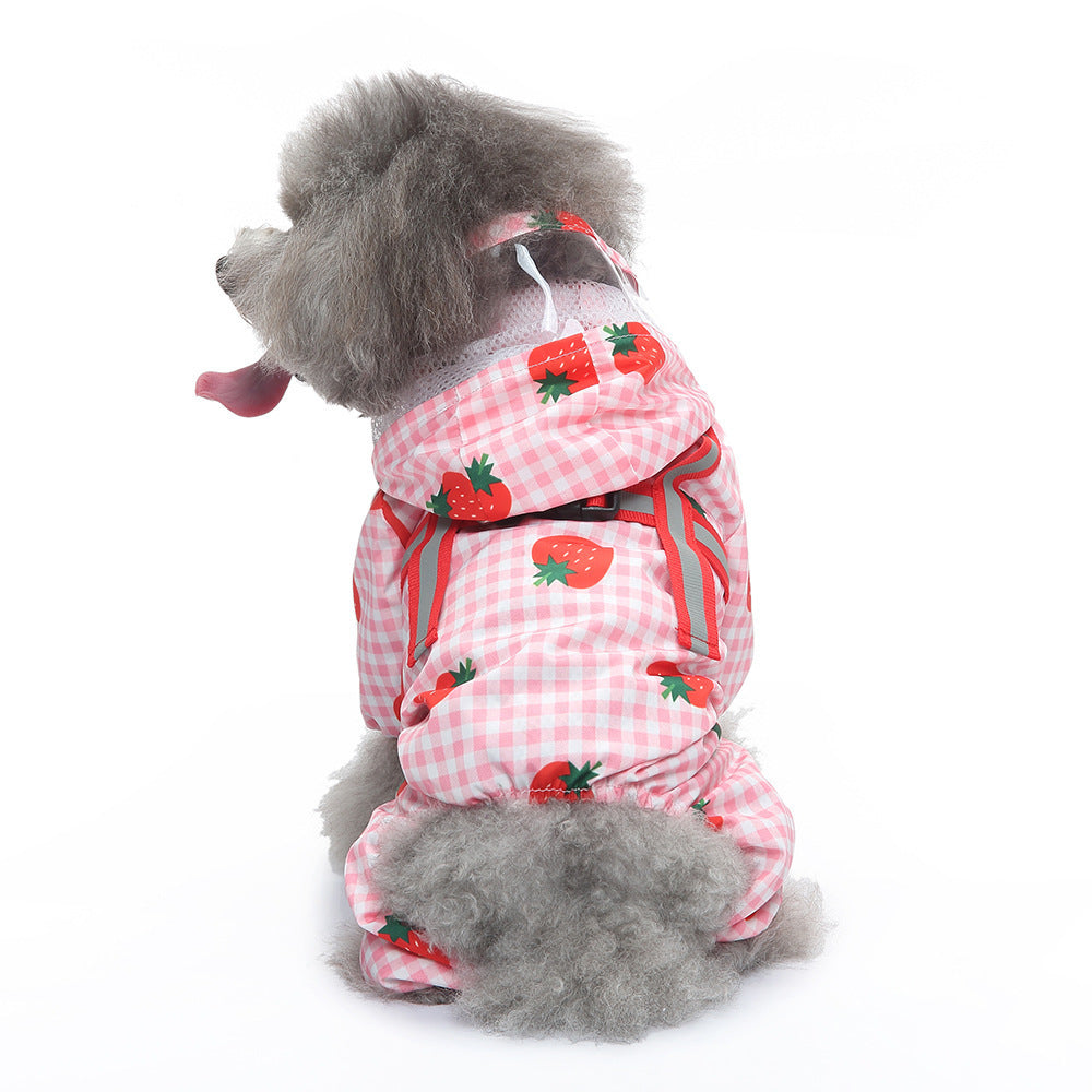 Pet Raincoat Four-legged