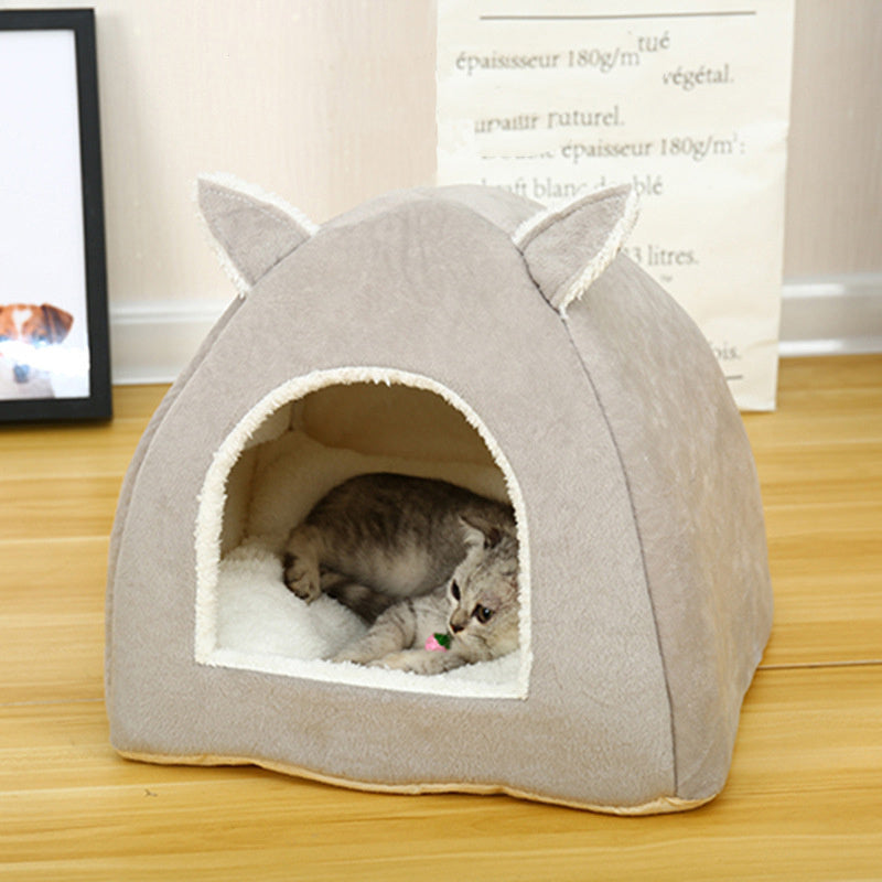 Pet Kennel House Winter Warm Yurt