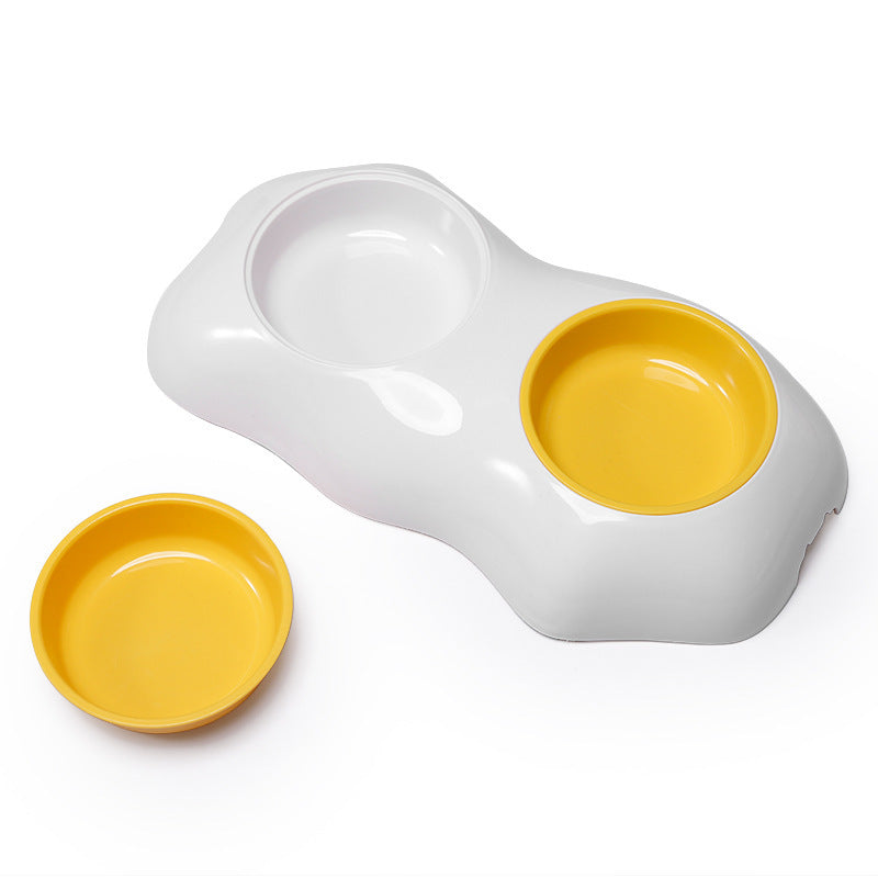 Egg-shaped Pet Bowl Drinking Feeder