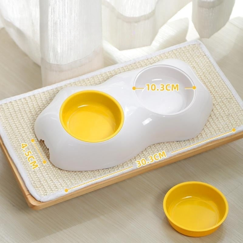 Egg-shaped Pet Bowl Drinking Feeder