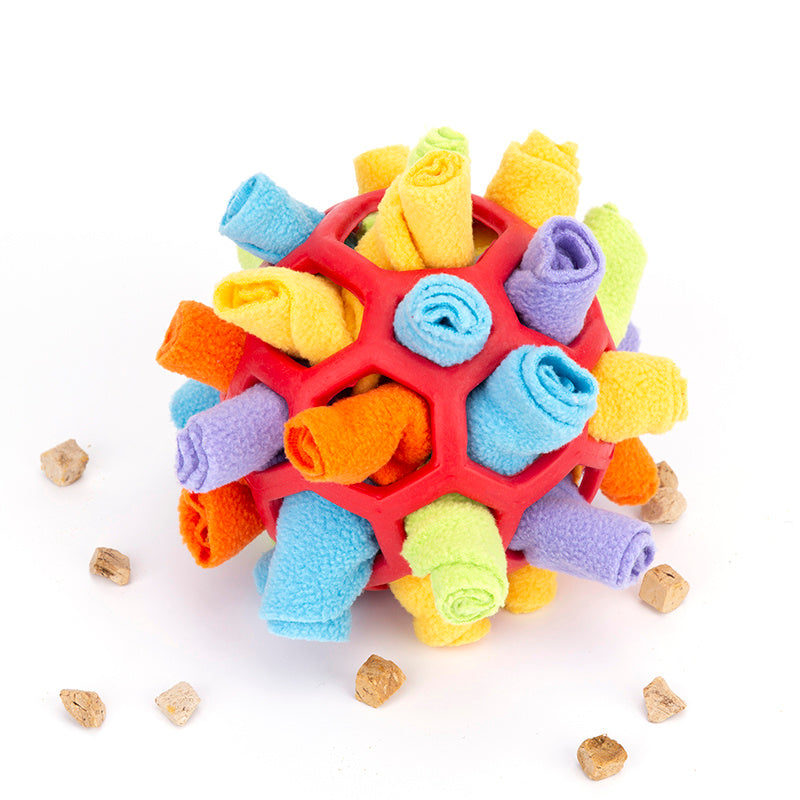 Pet Dog Sniff & Snack Puzzle Ball Toy
