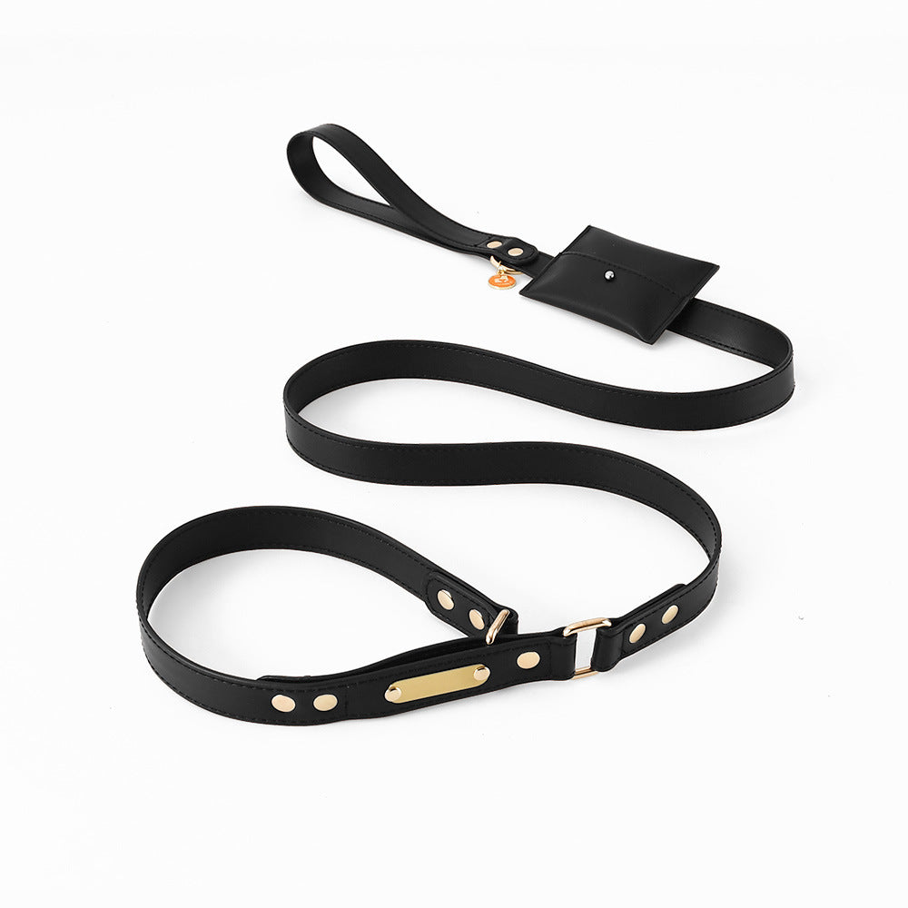 Pet Leather Explosion-proof Leash