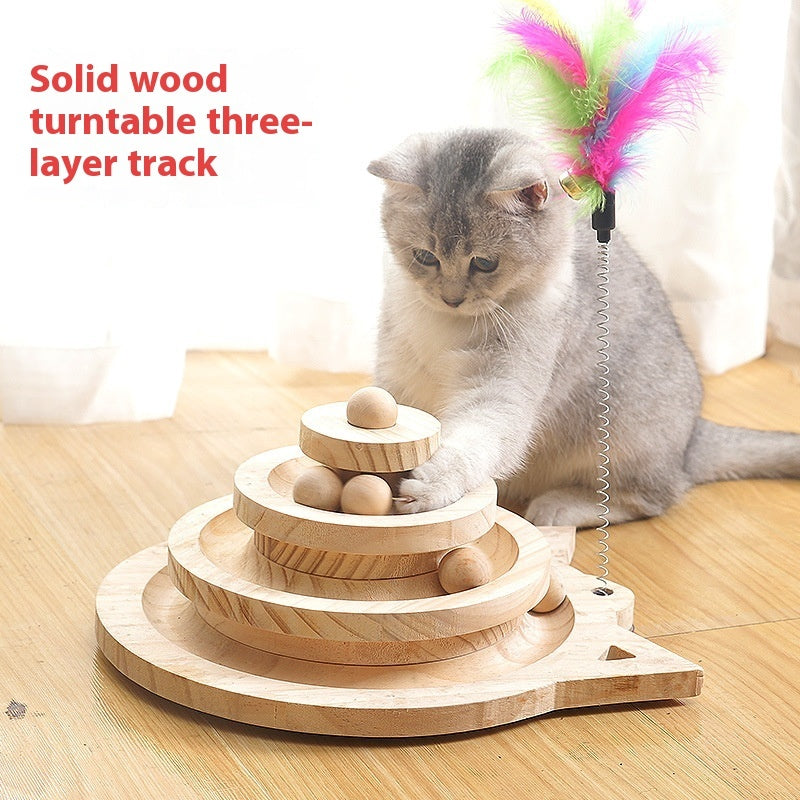 Turntable Self-Hi Cat Teaser