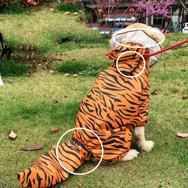 Raincoat Four-legged Pet Transformation Suit