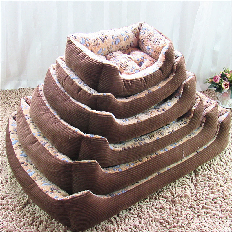 Pet Soft Plush Warm Sofa Kennel