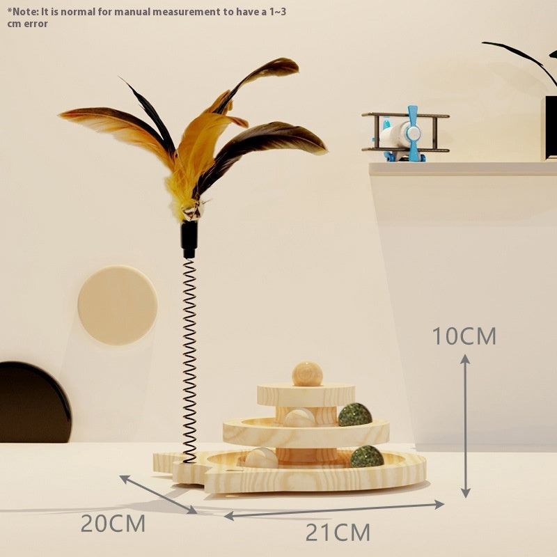 Turntable Self-Hi Cat Teaser