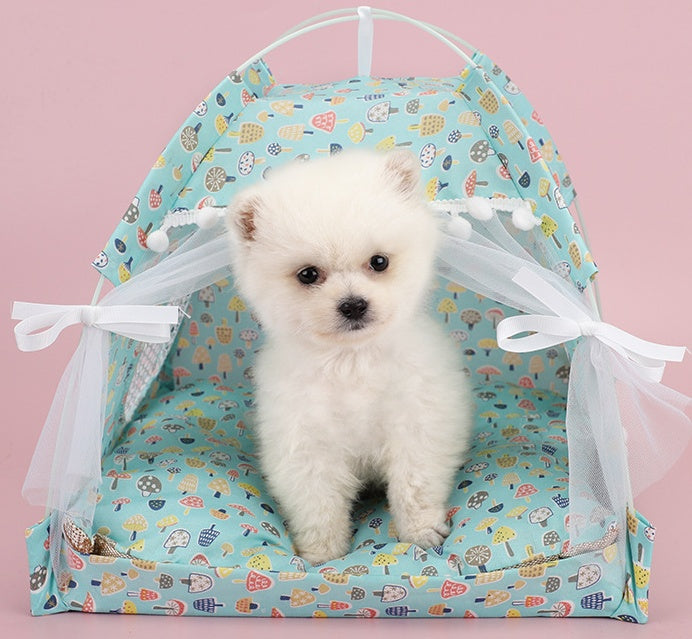 Cat Litter Kennel Semi-enclosed House Mat