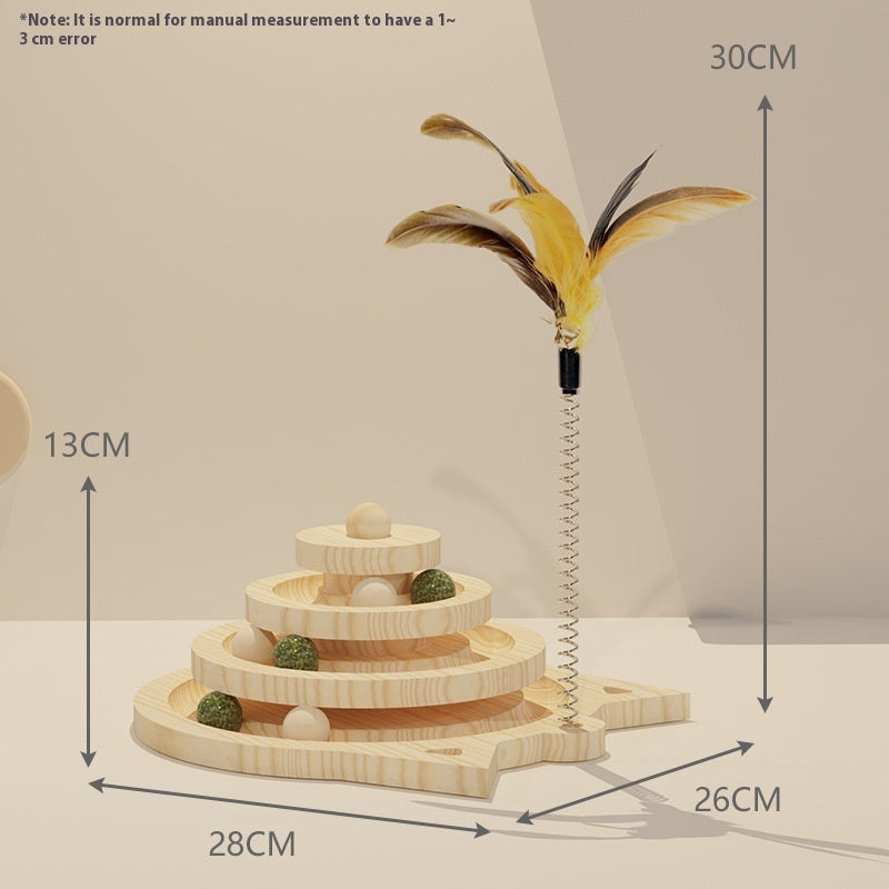 Turntable Self-Hi Cat Teaser