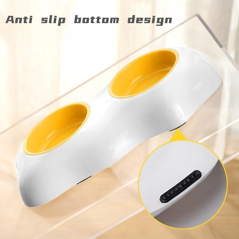 Egg-shaped Pet Bowl Drinking Feeder