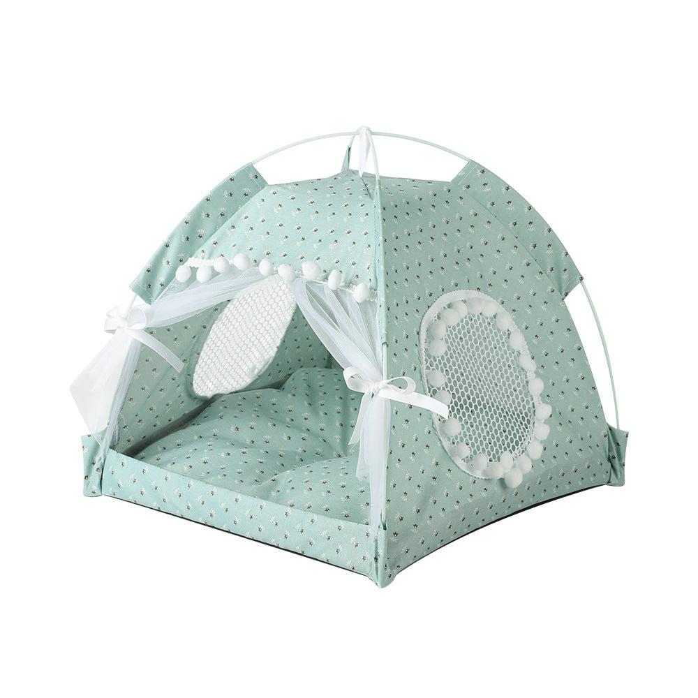 Cat Litter Kennel Semi-enclosed House Mat