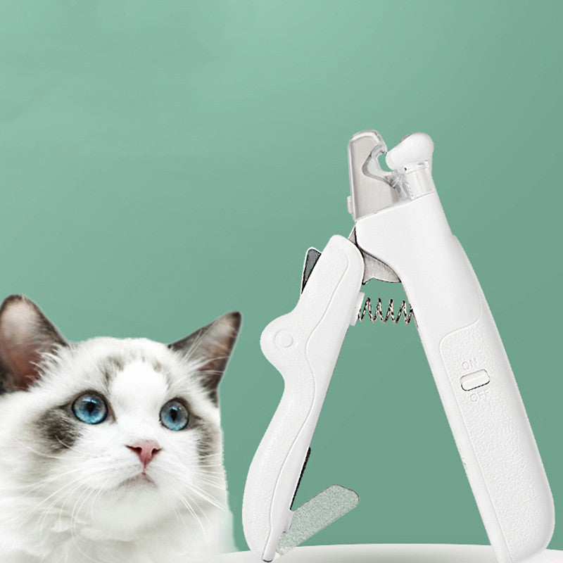 Pet Nail Clippers With LED Light