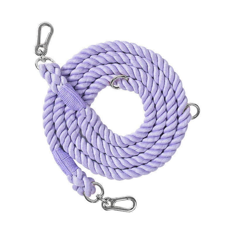 Multifunctional Braided Double-ended Dog Leash
