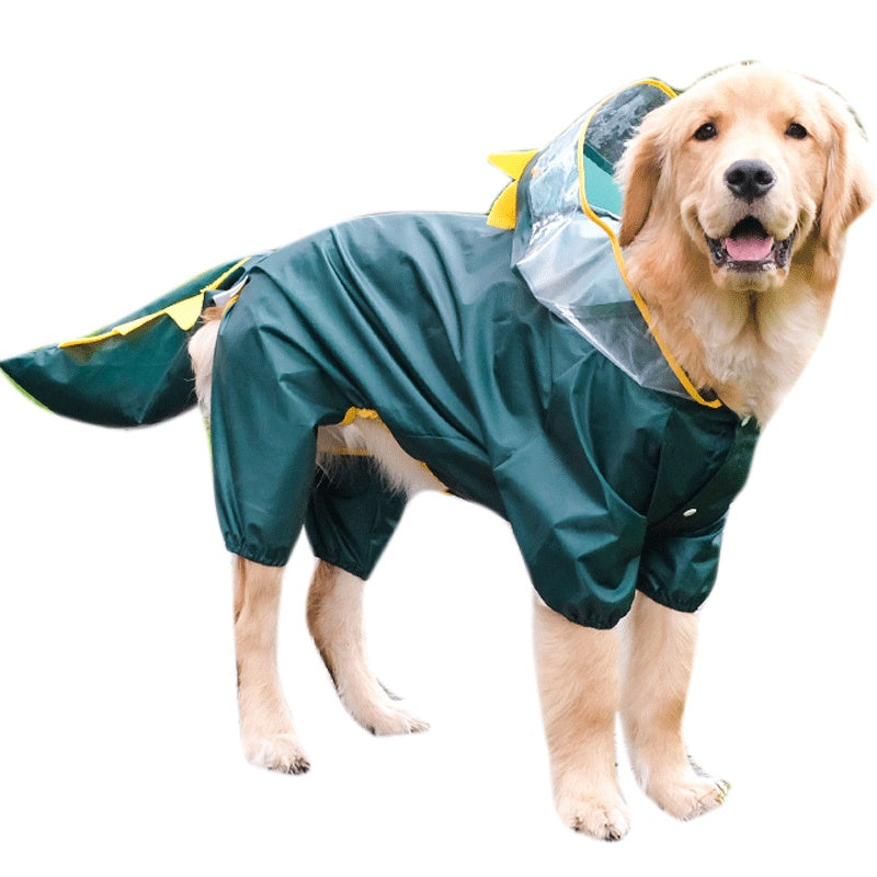 Raincoat Four-legged Pet Transformation Suit