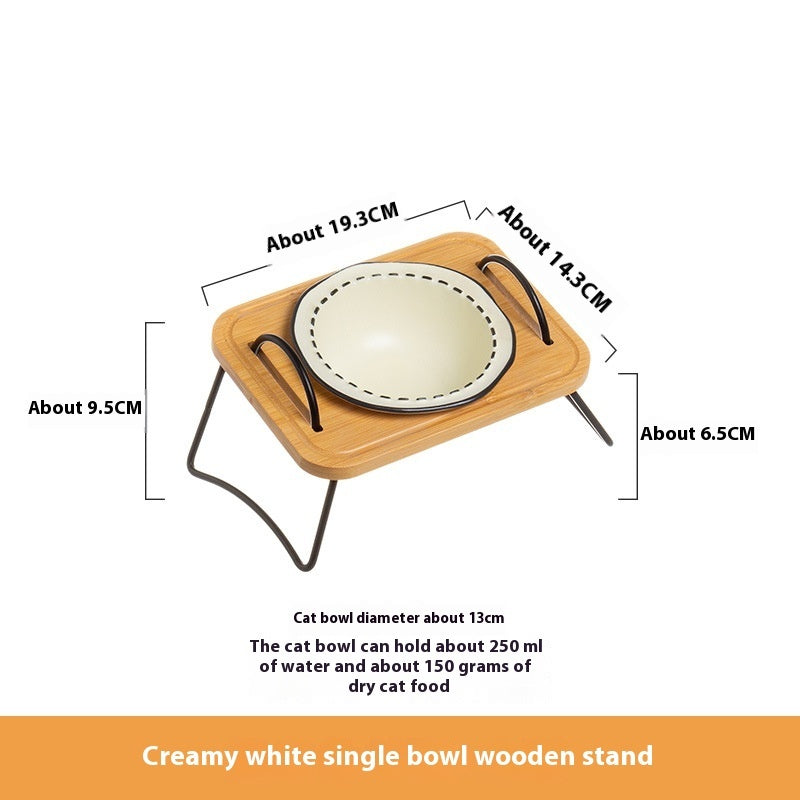 Pet Wooden Rack Ceramic