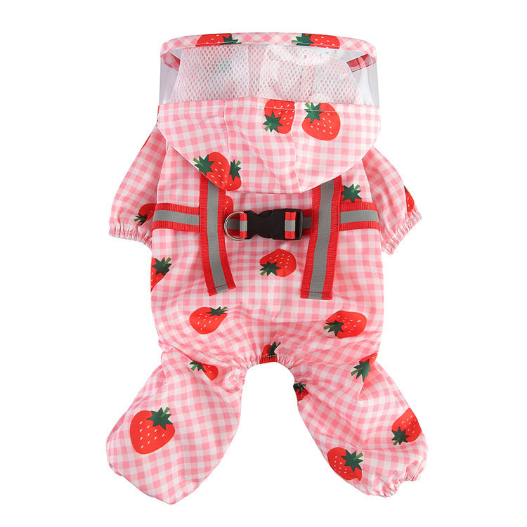 Pet Raincoat Four-legged