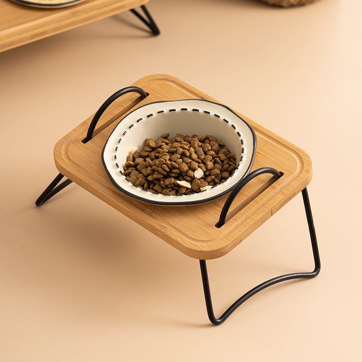 Pet Wooden Rack Ceramic