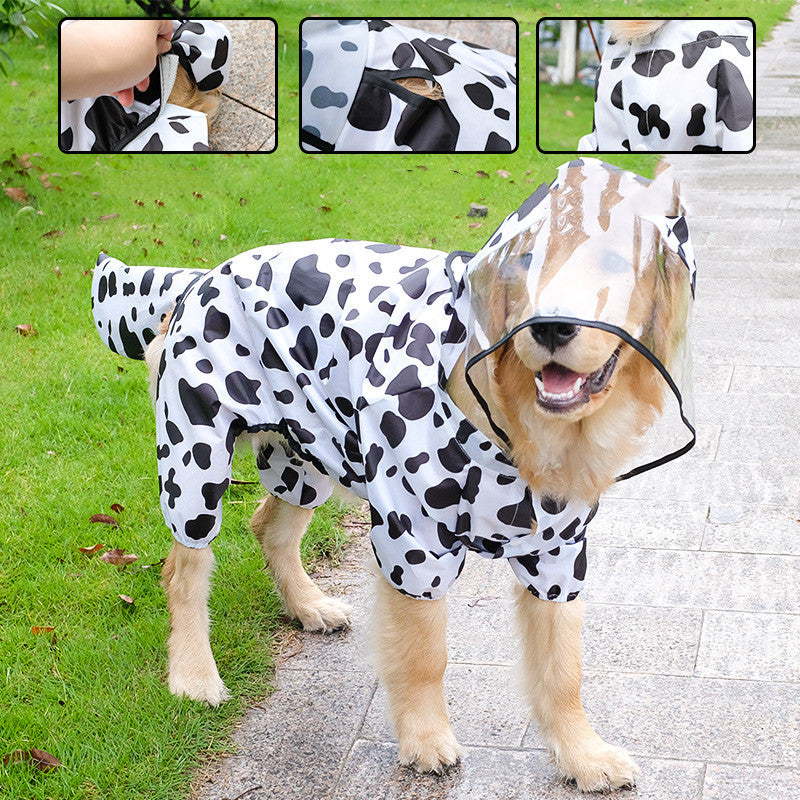 Raincoat Four-legged Pet Transformation Suit