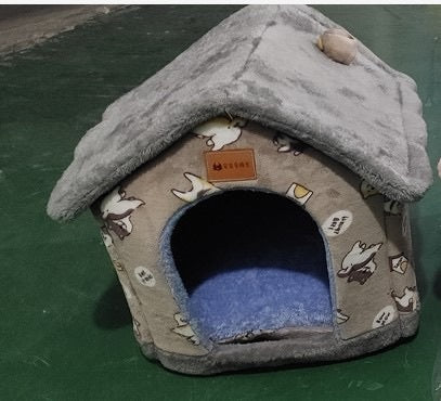Foldable Dog House Pet Cat Bed
