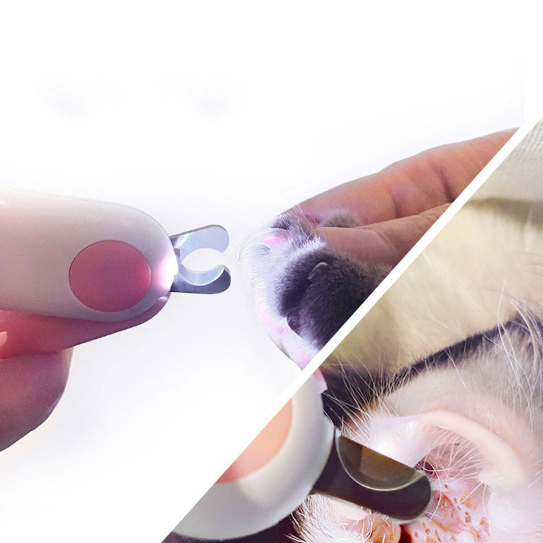 LED Pet Mini ABS Nail Trimmer