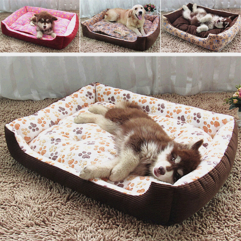 Pet Soft Plush Warm Sofa Kennel