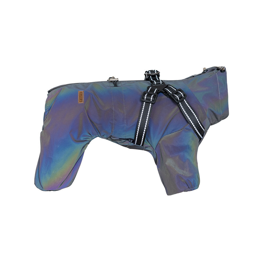 Fashion Personality Dog Pet One-piece Raincoat