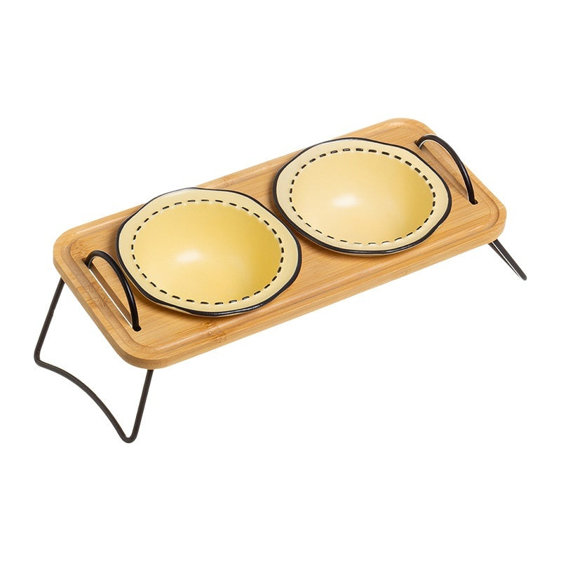 Pet Wooden Rack Ceramic