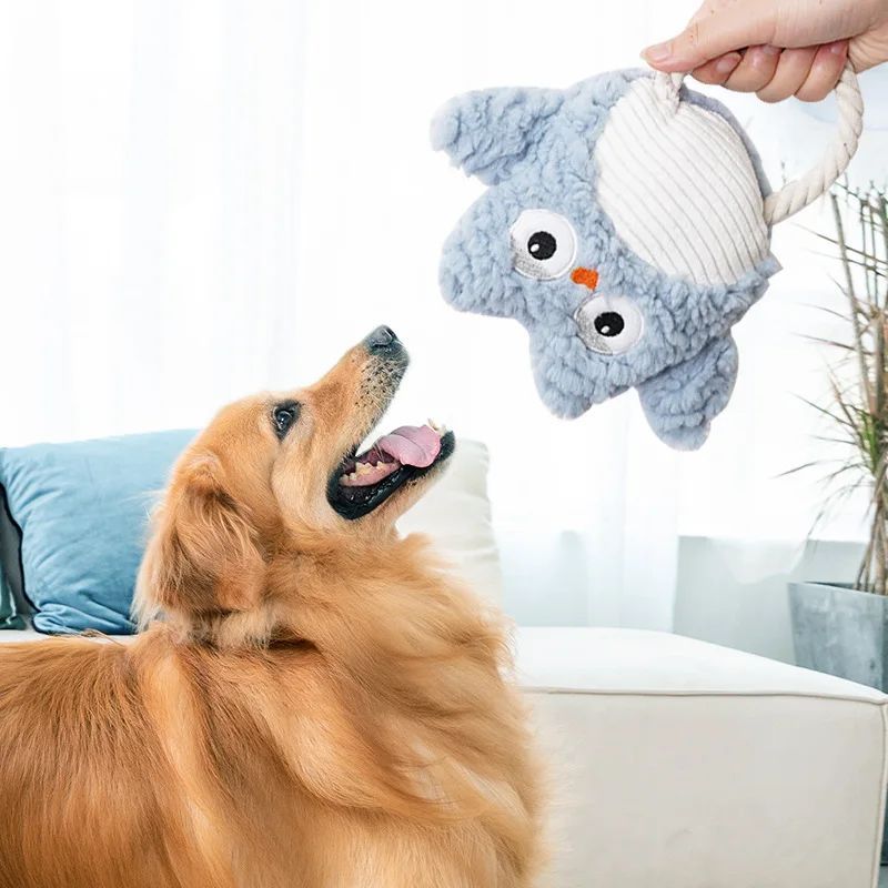 Plush Dog Squeaky Toys