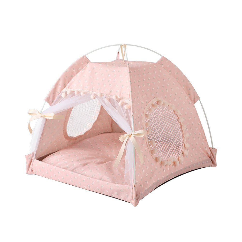 Cat Litter Kennel Semi-enclosed House Mat