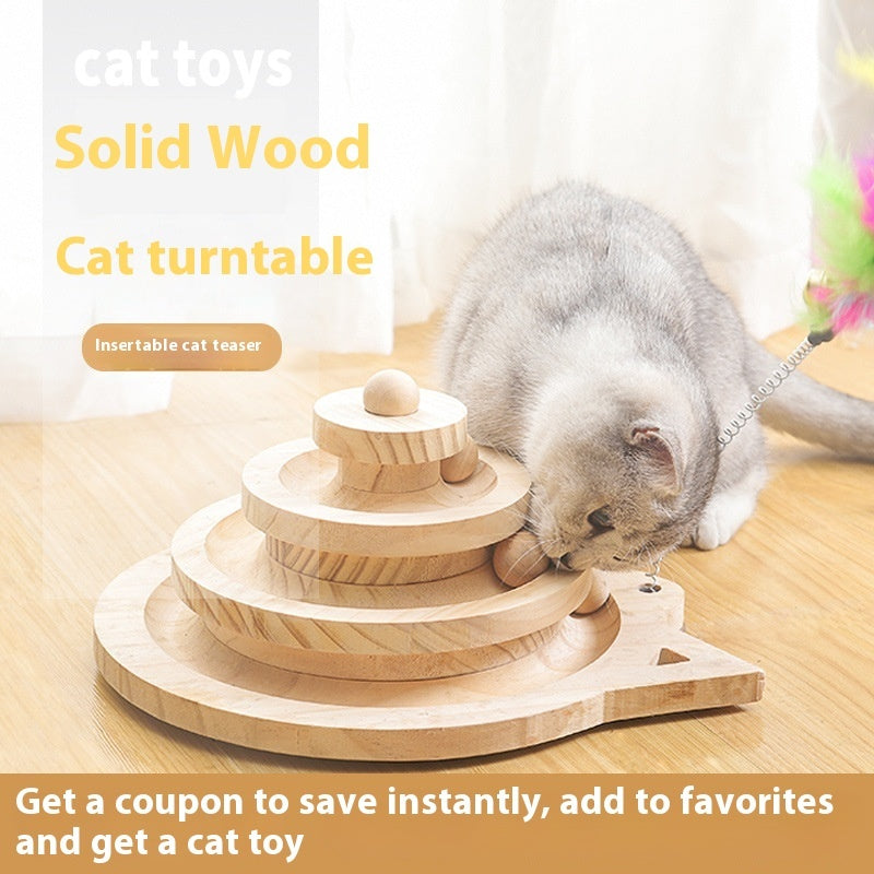 Turntable Self-Hi Cat Teaser