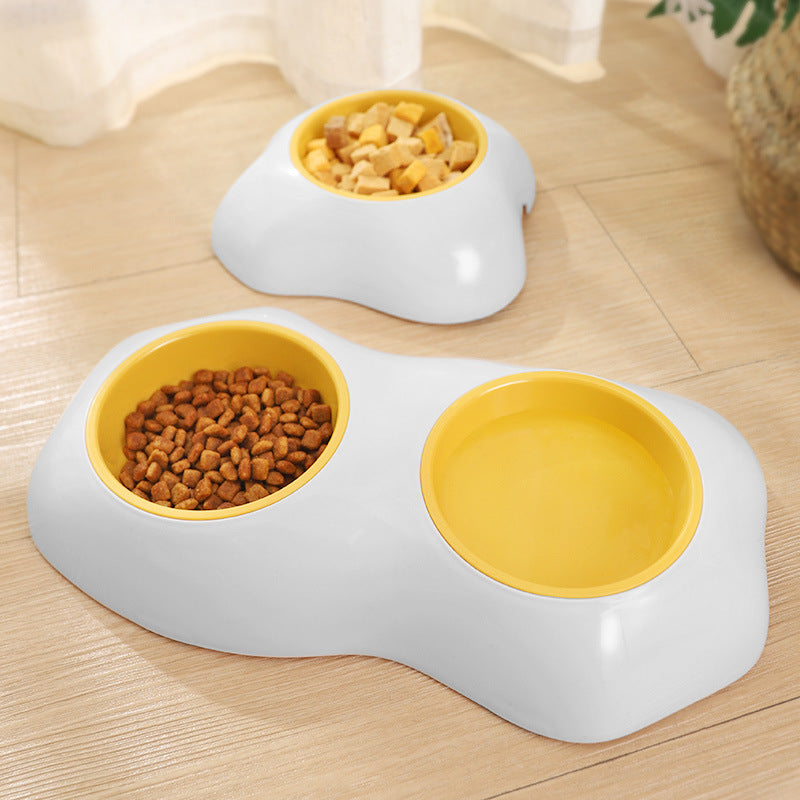 Egg-shaped Pet Bowl Drinking Feeder
